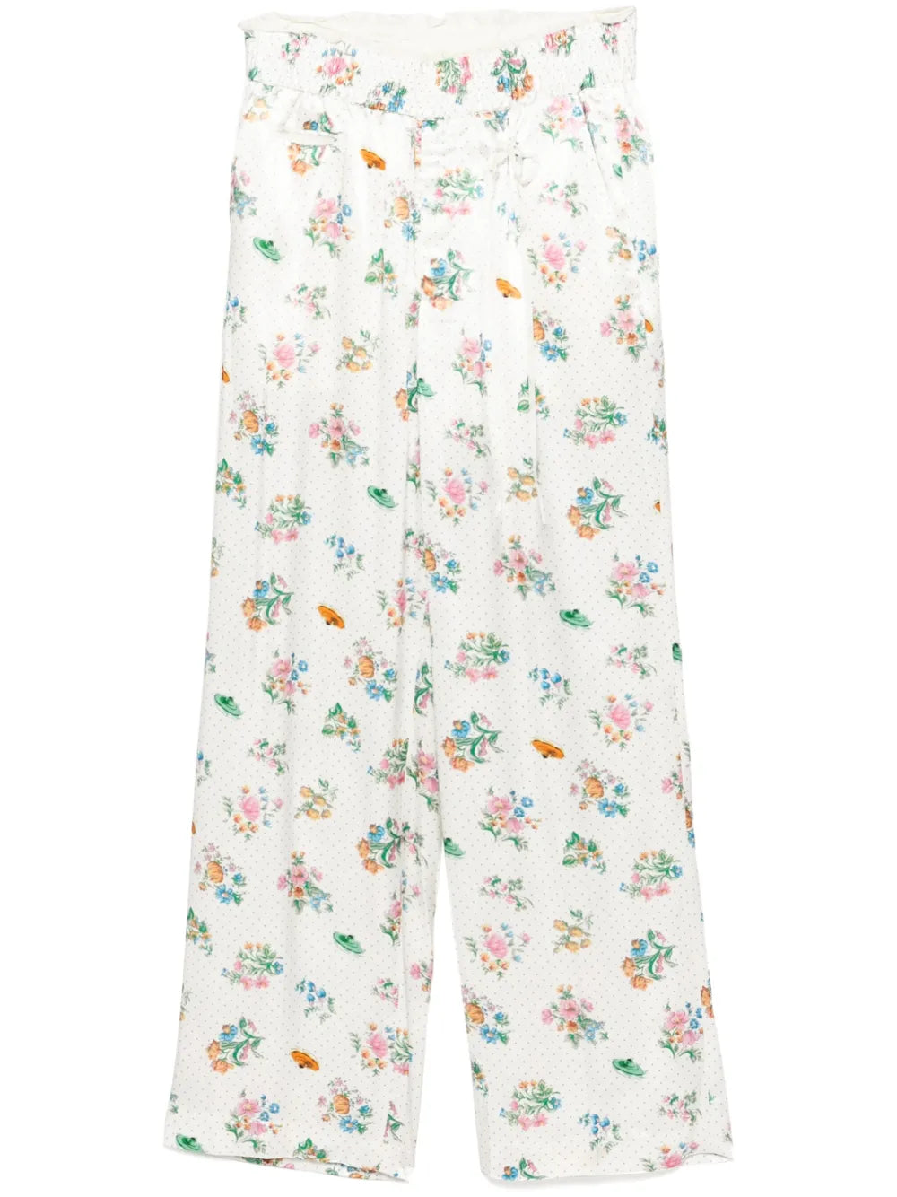Elasticated-Drawstring Trousers
