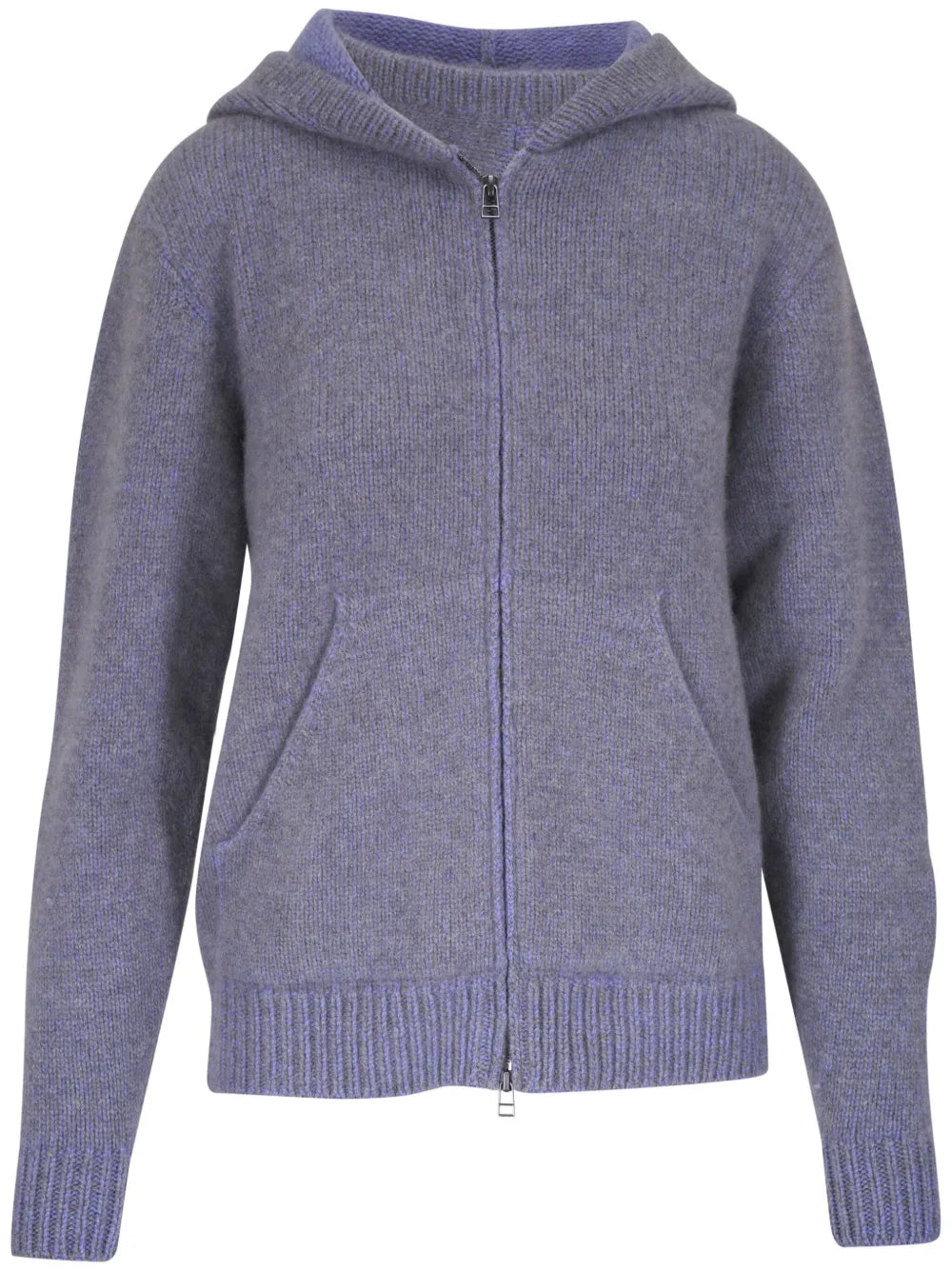 Knitted Zipped Hoodie