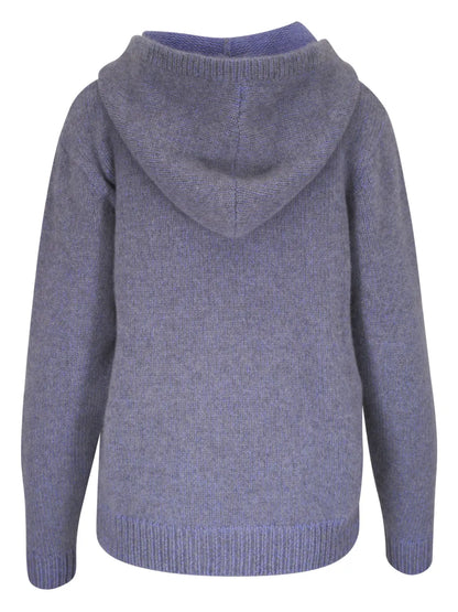 Knitted Zipped Hoodie