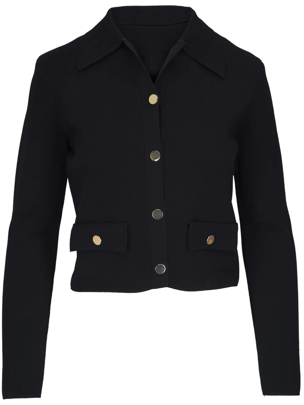 Buttoned Cropped Jacket