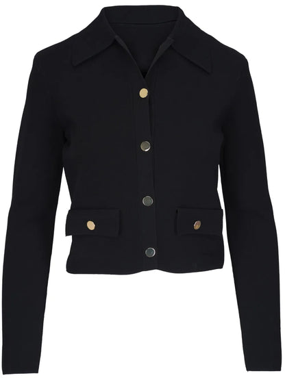 Buttoned Cropped Jacket