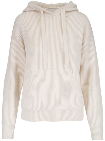 Ribbed-Knit Hoodie