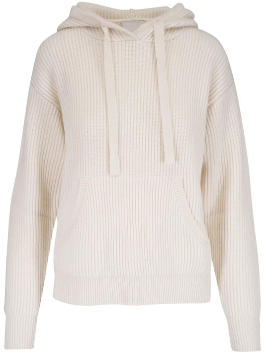 Ribbed-Knit Hoodie