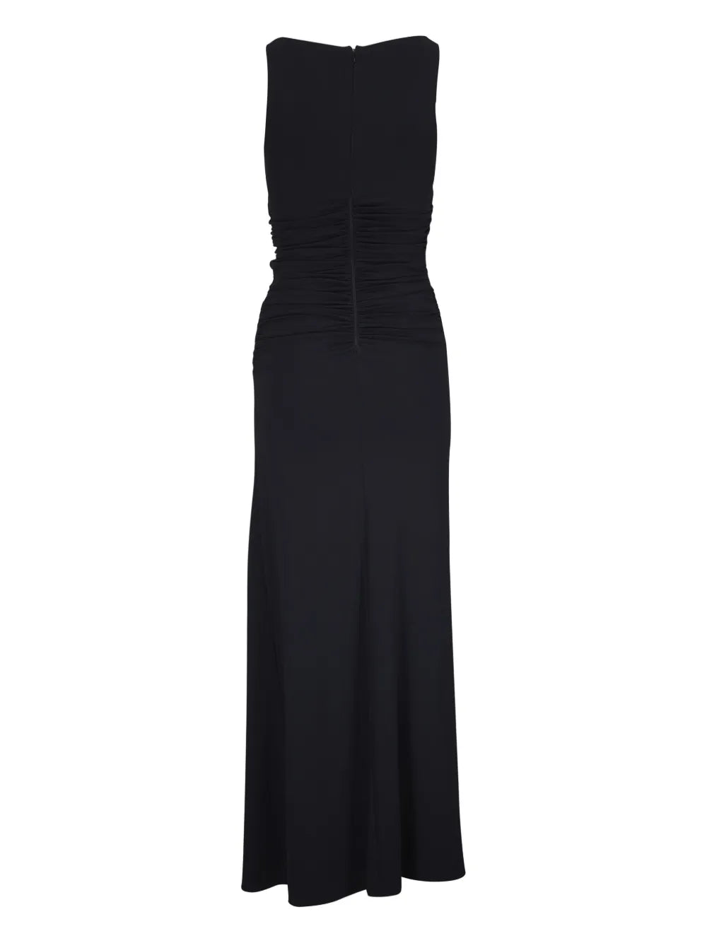 Ruched-Detailing Midi Dress