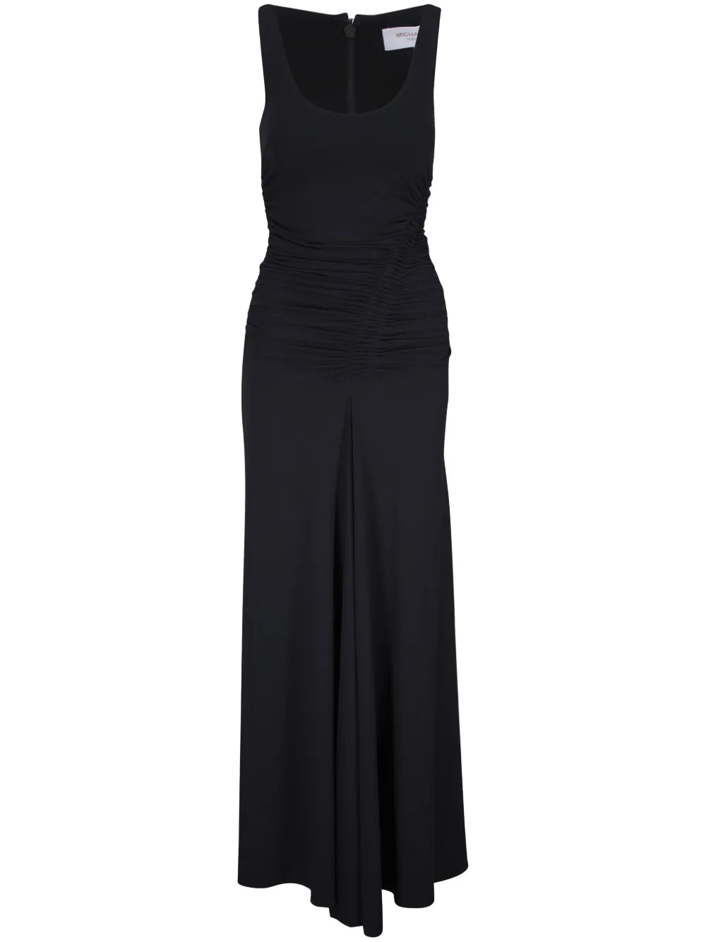 Ruched-Detailing Midi Dress