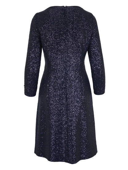 Sequin-Embellished Midi Dress
