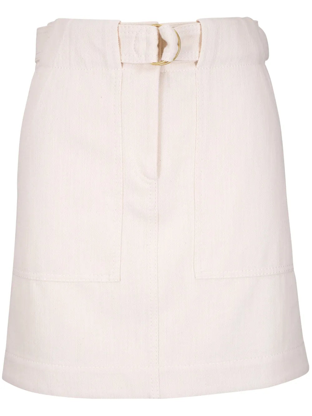 Belted Mini Skirt