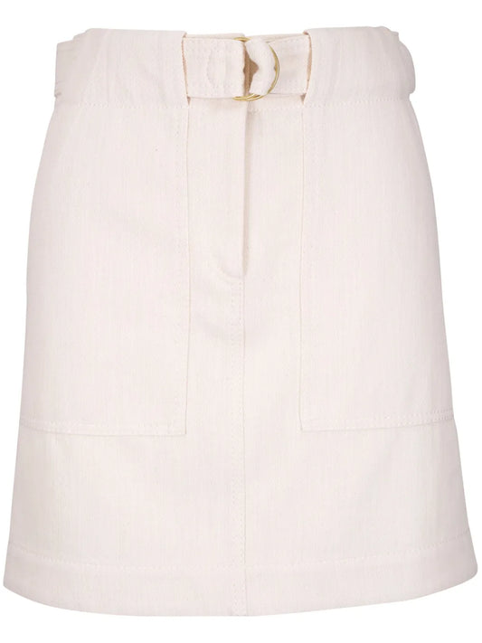 Belted Mini Skirt