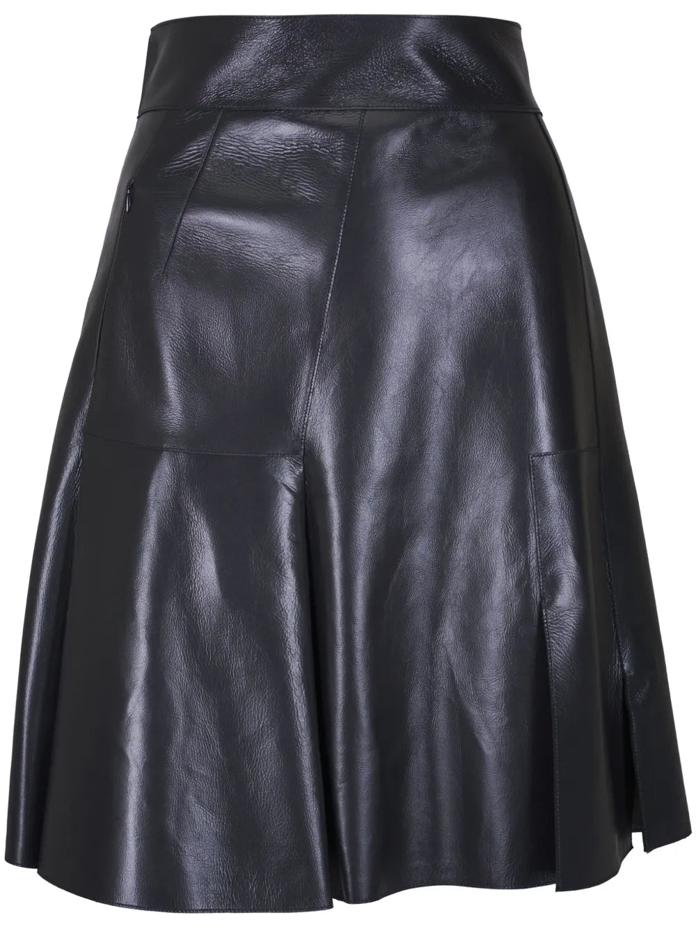 Leather Midi Skirt