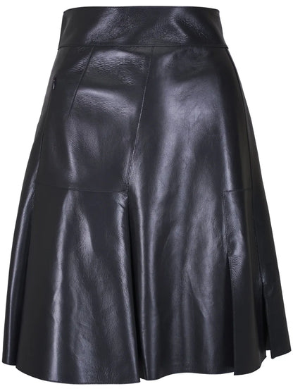 Leather Midi Skirt