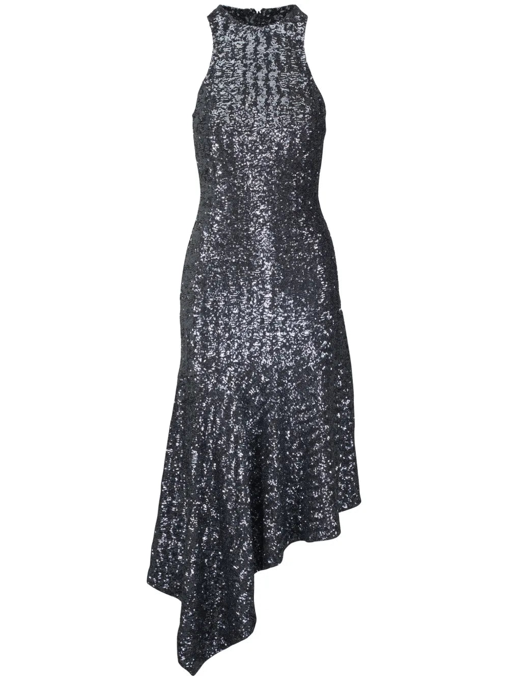 Lurex Asymmetric Dress