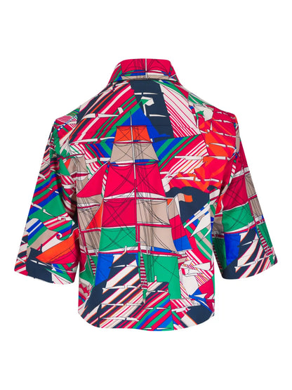 Graphic-Print Cotton Shirt