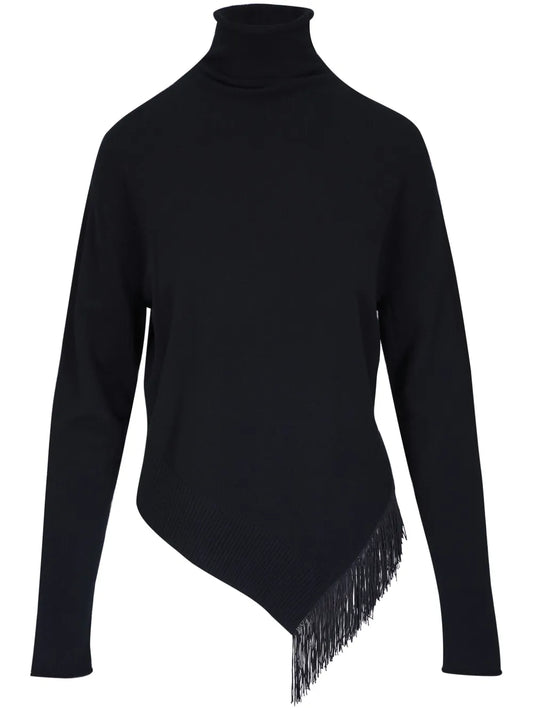 Fringe-Detail Sweater