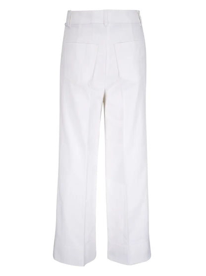 Creased Wide-Leg Jeans