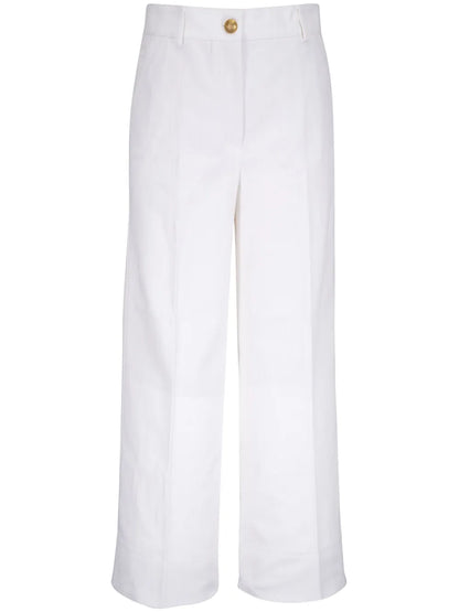 Creased Wide-Leg Jeans