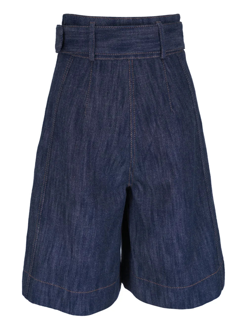 High-Waisted Denim Shorts