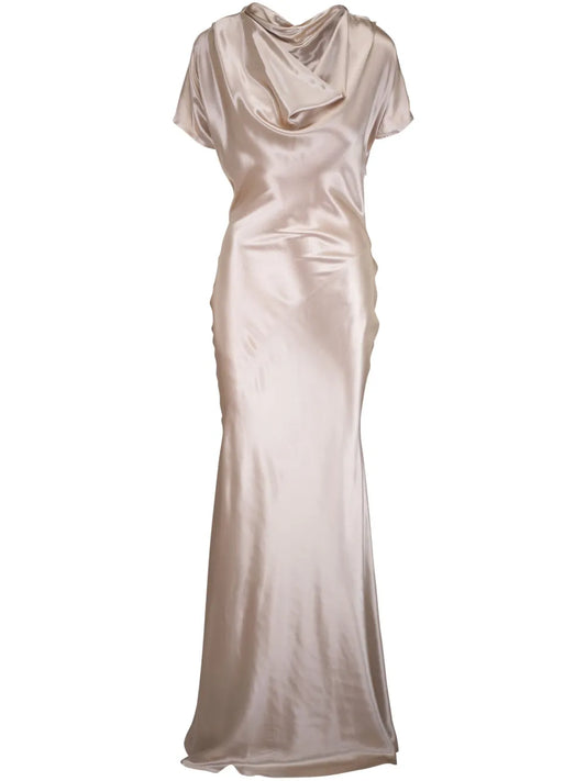 Satin Maxi Dress