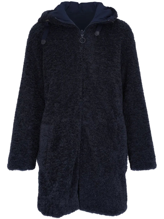 Hooded Faux-Fur Coat