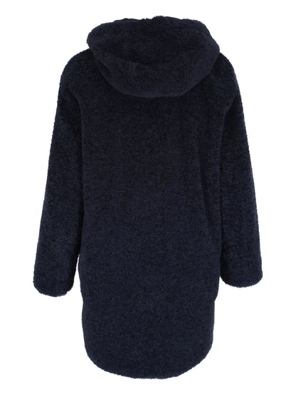 Hooded Faux-Fur Coat