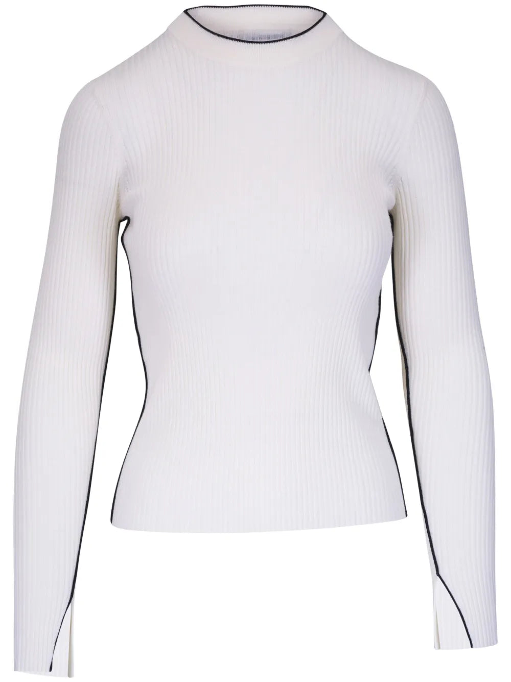 Contrast-Trim Sweater