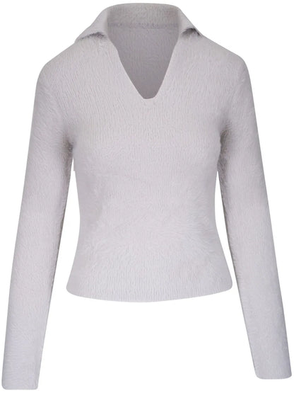 Creased-Effect Blouse