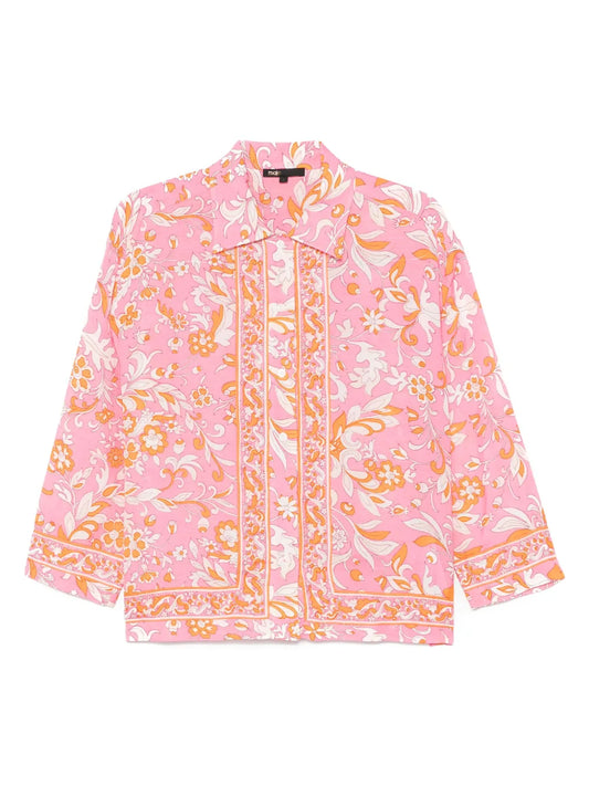 Floral-Print Shirt