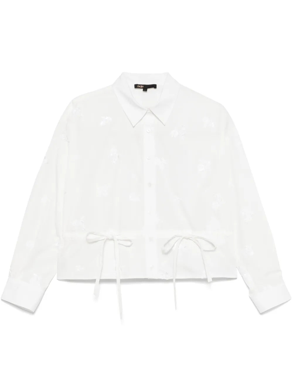Floral-Embroidered Blouse