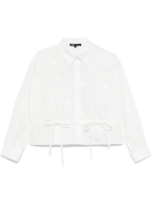 Floral-Embroidered Blouse