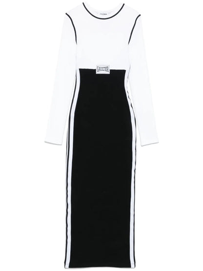 Colour-Block Maxi Dress