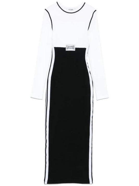Colour-Block Maxi Dress