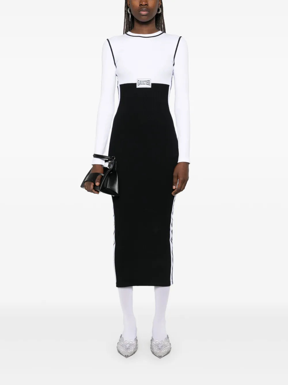 Colour-Block Maxi Dress
