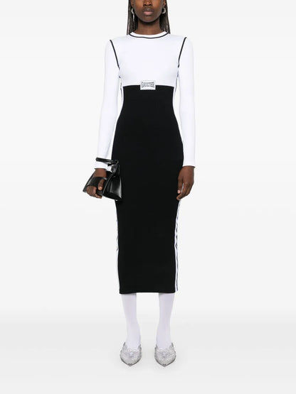 Colour-Block Maxi Dress