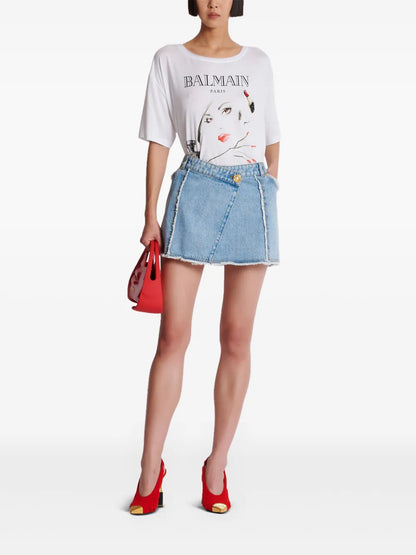 Denim Mini Skirt