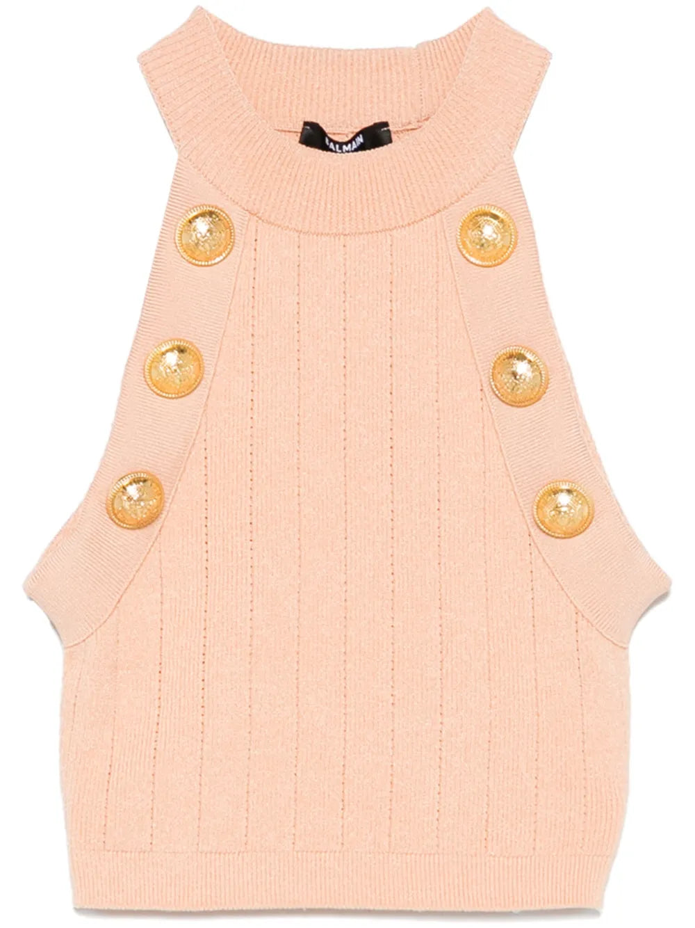 Halterneck Knitted Crop Top