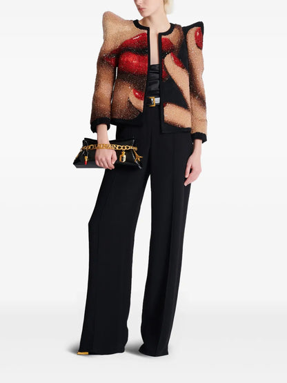 Draped Satin Top