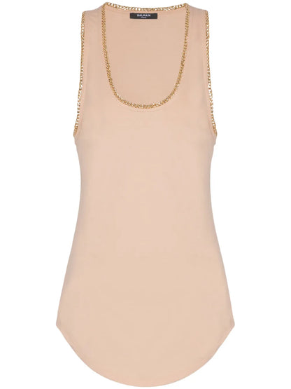 Chain-Detail Tank Top