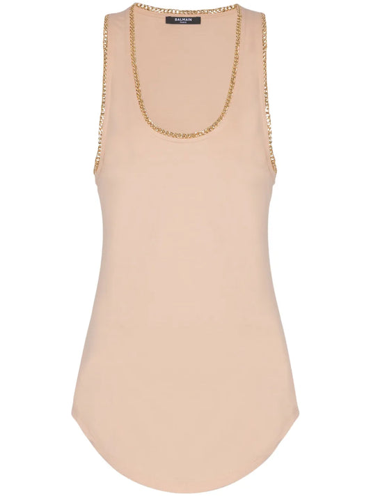 Chain-Detail Tank Top