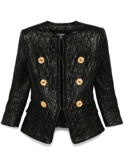 Quilted Leather Jacket