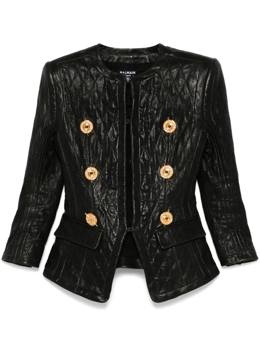Quilted Leather Jacket