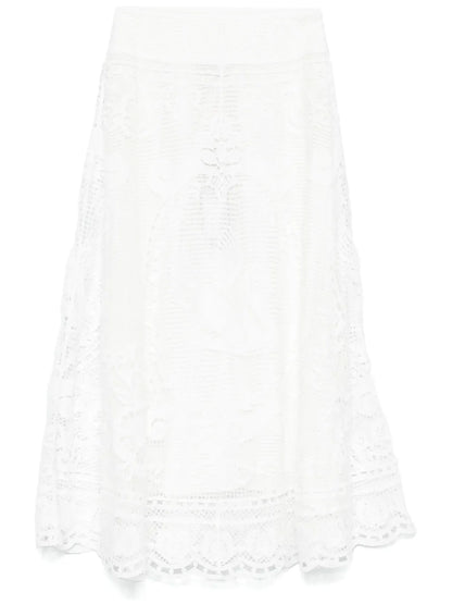 Broderie-Anglaise Maxi Skirt