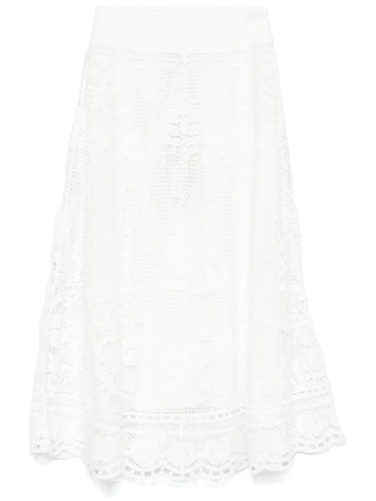 Broderie-Anglaise Maxi Skirt