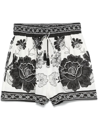 Floral-Print Shorts