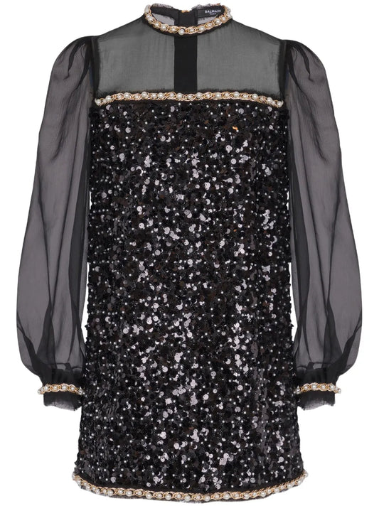 Sequin Detailing Dress