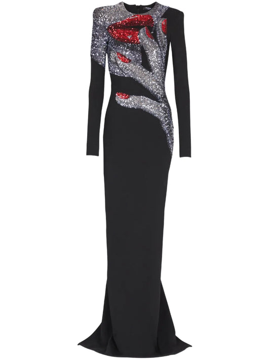 High Neck Maxi Dress