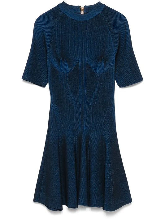 Ribbed-Knit Dress