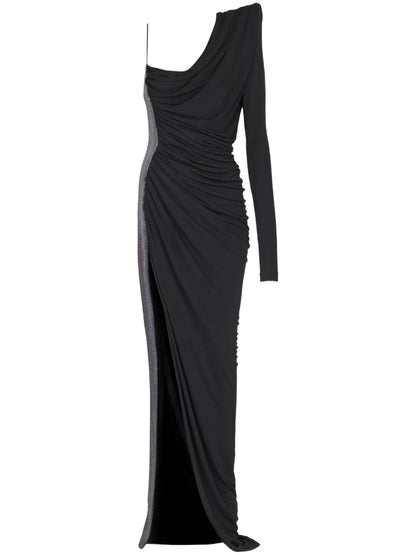 Pagoda One-Shoulder Dress