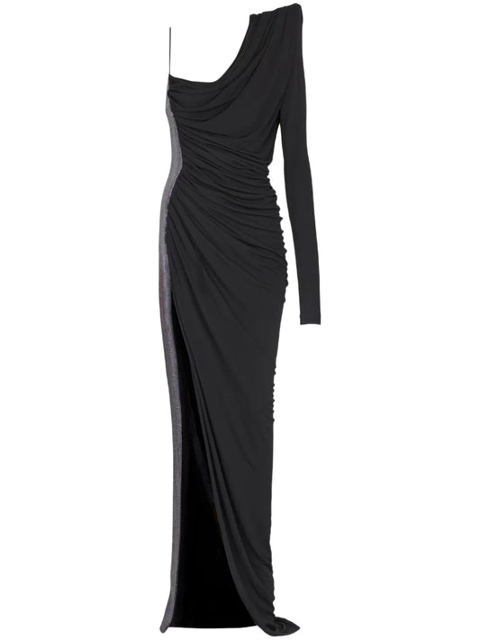 Pagoda One-Shoulder Dress
