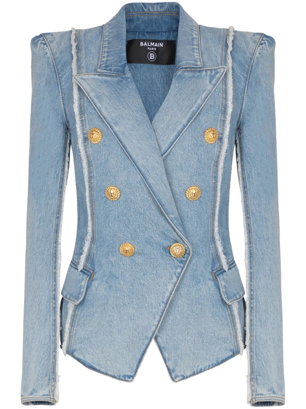 Raw Edge Denim Jacket