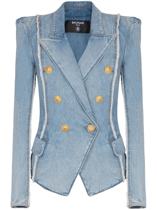 Raw Edge Denim Jacket