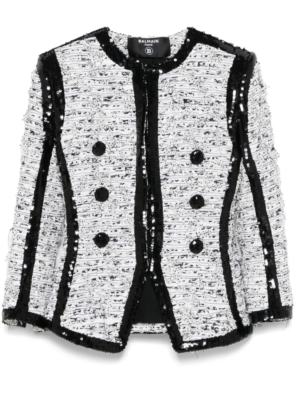 Glitter-Detail Jacket